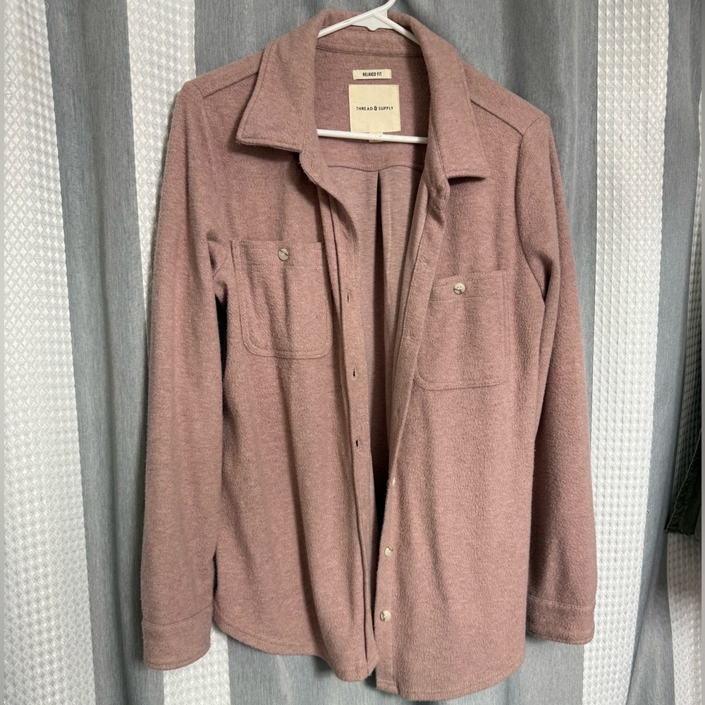 Thread & Supply Mauve Button Down Shirt